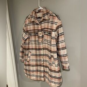 Universal Thread plaid coat, size small